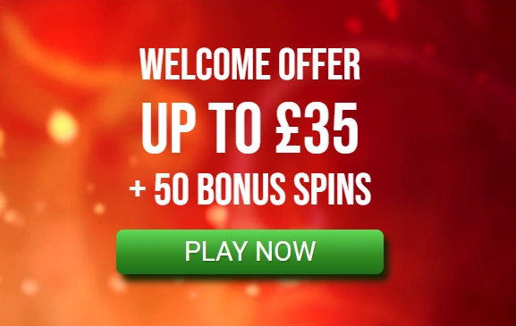 Welcome package with match and free spins